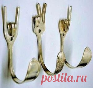Вешалки из вилок