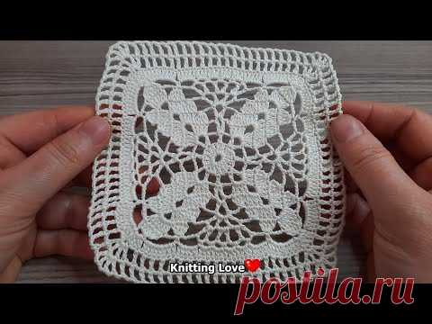 SUPER Easy Beautiful Flower Crochet Pattern Knitting Online Tutorial for beginners örgü modelleri