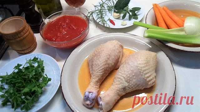 Простые Рецепты : Куриные Ножки алла Качаторе на Сковороде.