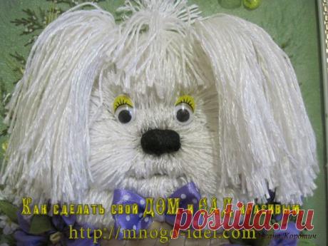 Картина. Вышивка лентами. |