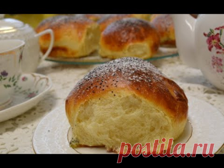 НАСТОЯЩИЕ БУЛОЧКИ Маковки- как ПУХ.  Очень нежное тесто
