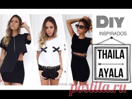 DIY: Looks e cabelo inspirados Thaila Ayala por dicadaka - YouTube
