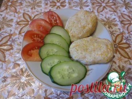 Паровые куриные котлеты с кабачком - кулинарный рецепт
