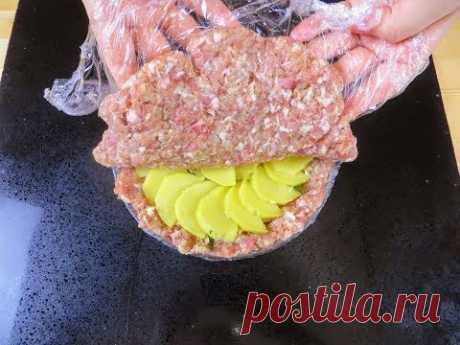 Быстрее записывайте рецепт мясного торта! Вкуснятина из фарша   покоряет с первого кусочка!