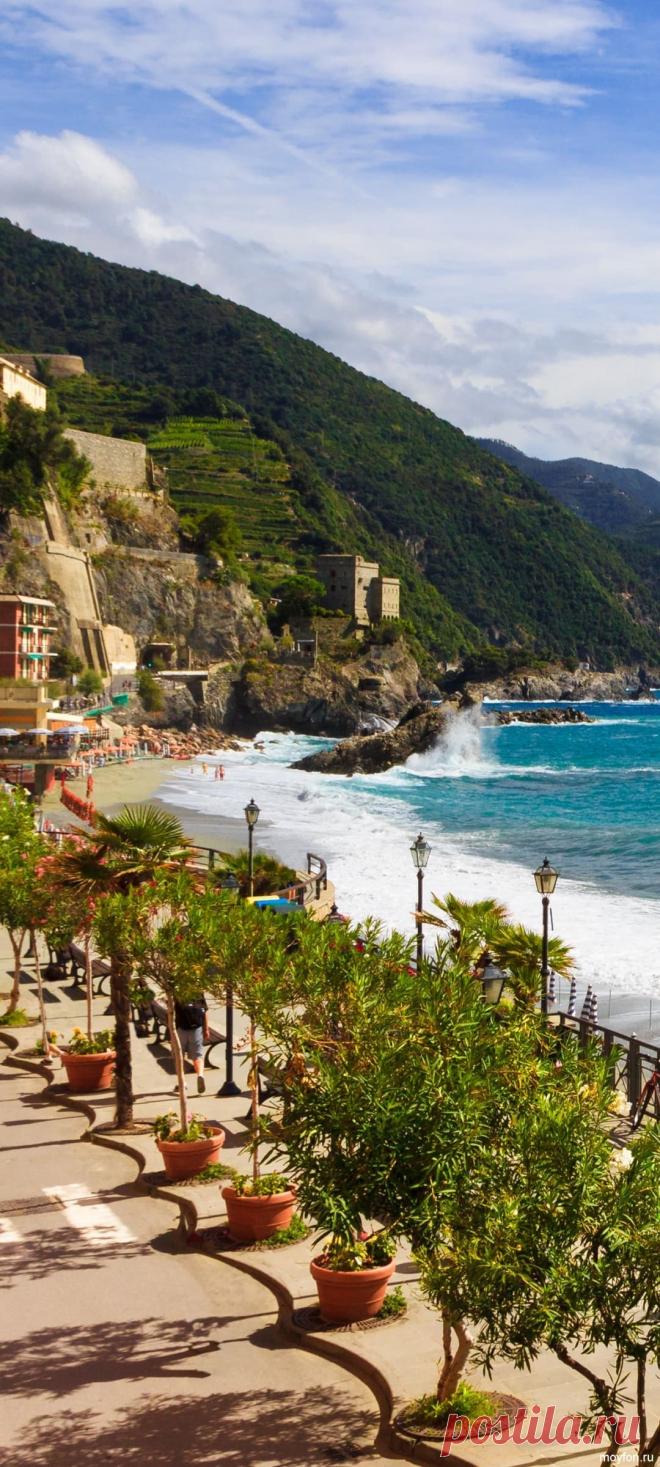 Скачать обои для смартфона море,пляж,пальмы.