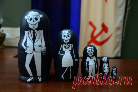 Русская Матрешка Бабушка Деревянные вложенные куклы Семейный | Etsy