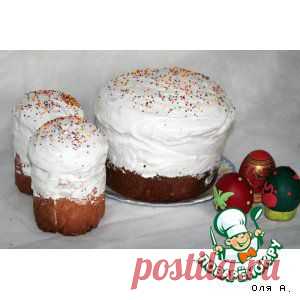 Пасхальный кулич на заварном тесте - кулинарный рецепт