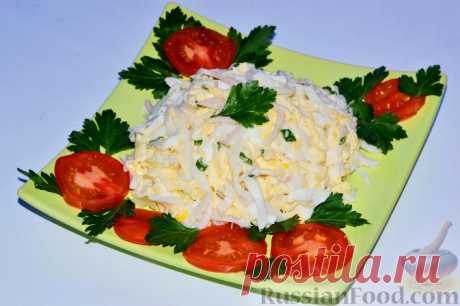 Салаты с кальмарами, лучшие рецепты.