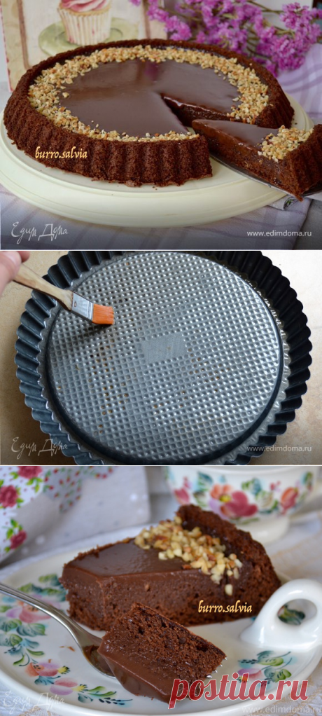 Итальянский шоколадный торт «Джандуйя». Ингредиенты: сливочное масло, сахар, шоколад | Официальный сайт кулинарных рецептов Юлии Высоцкой