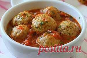 Мясные тефтели в томатном соусе