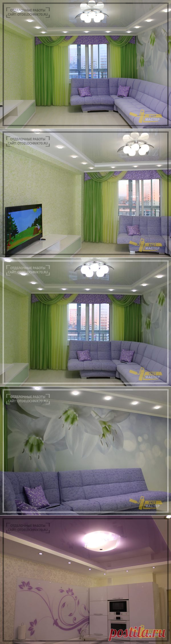 Ремонт однокомнатной квартиры 32 м², 10 фото.