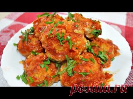 Рецепт - БОМБА! Быстрые КАБАЧКОВЫЕ &quot;ежики&quot; с мясом в подливе - объедение!
