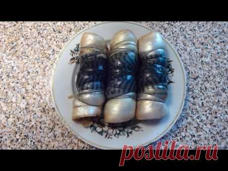 Рулетики из свежемороженой скумбрии рецепт