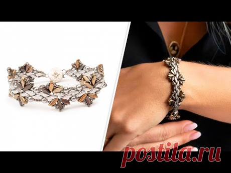 StormDuo Fan Bracelet - DIY Jewelry Making Tutorial by PotomacBeads