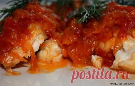 Вкусная  в томатном соусе.