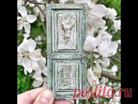 Мастер класс по созданию состаренной дверки / Скрапбукинг / Scrapbooking