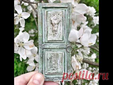 Мастер класс по созданию состаренной дверки / Скрапбукинг / Scrapbooking