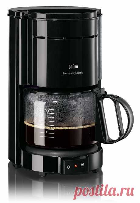 Кофеварка Braun KF 47/1 Black: купить в магазине Кофеманыч 
 Cовременная кофеварка капельного типа, в которой функциональность сочетается с простотой эксплуатации и стильным современным дизайном. Она предназначена для использования молотого кофе. Благодаря функции подогрева приготовленный кофе надолго останется горячим, вкусным и ароматным. Прочный корпус...