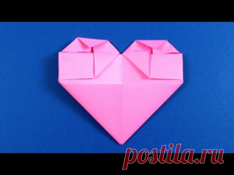 Как сделать сердечко из бумаги. Валентинка своими руками.