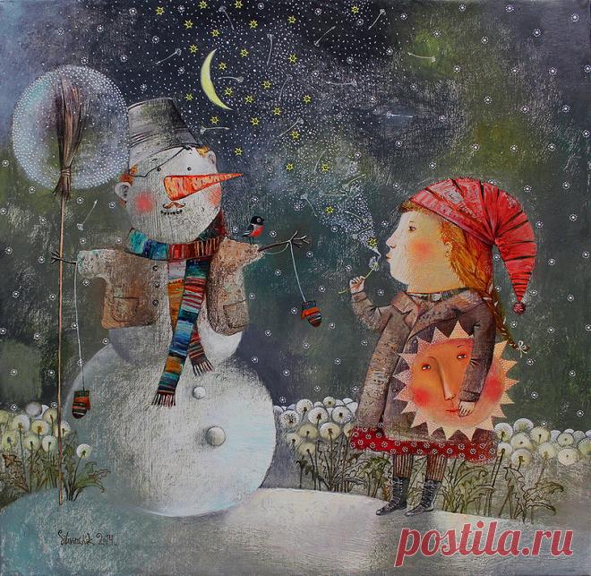 Необыкновенная и неоднозначная живопись Анны Силивончик (много, в т.ч. новые работы)