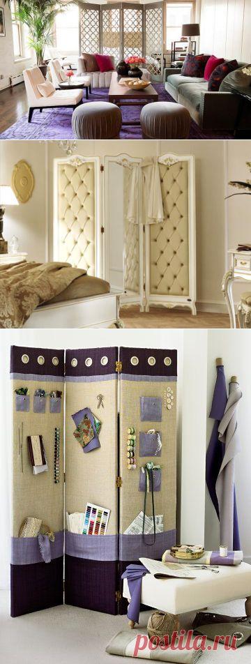 Ширма в интерьере - легко сделать самому