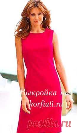 платье футляр выкройка