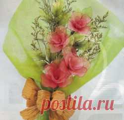 Цветы из капрона | В рукоделии