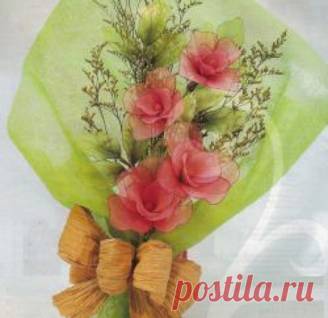 Цветы из капрона | В рукоделии