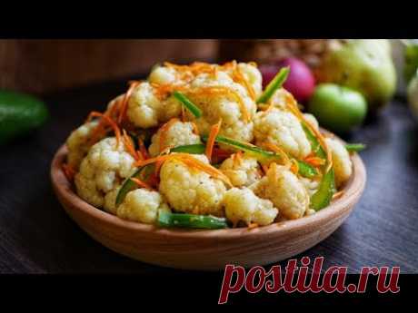 Маринованная ЦВЕТНАЯ КАПУСТА По-Корейски 🥦