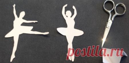 Как сделать балерину из бумаги: 3 мастер-класса с пошаговыми фото и шаблоном