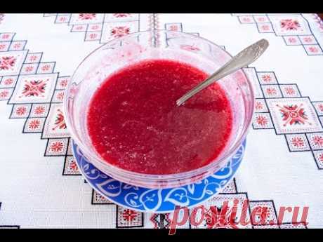 Клюквенный соус рецепт Соус к мясу Как приготовить соус Соус з журавлини для мяса Соус к курице
