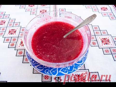 Клюквенный соус рецепт Соус к мясу Как приготовить соус Соус з журавлини для мяса Соус к курице