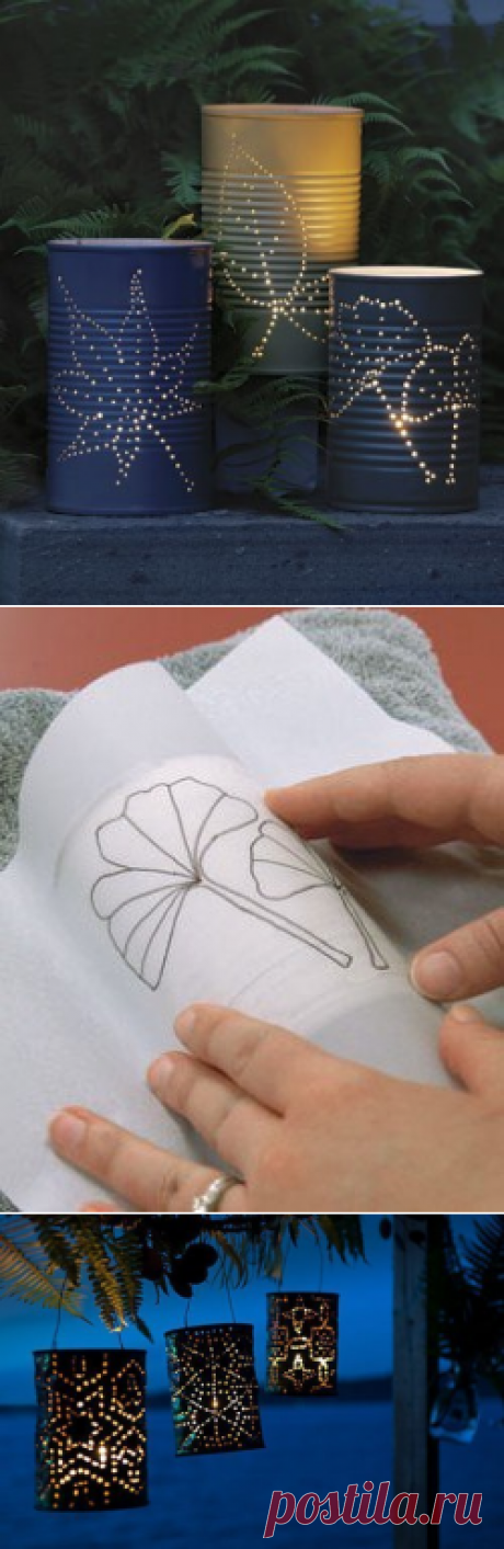 Как сделать садовые фонари — Сделай сам, идеи для творчества - DIY Ideas