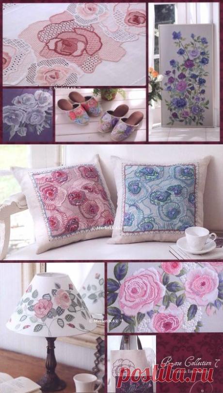 Вышитые розы - Totsuka Embroidery Rose Collection ~2015~