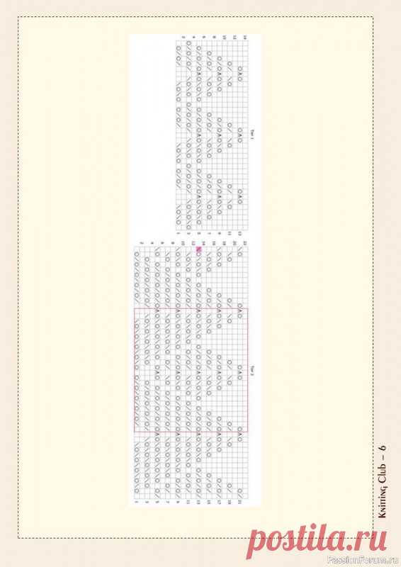 Шаль спицами. Схема | Вязание шали спицами