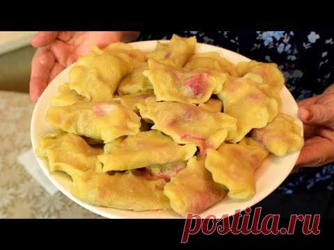 Вареники с вишней. Нежное, пышное тесто. Мамины рецепты