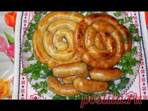 Картофельная колбаса / Картофельная колбаса с беконом и шкварками / Ковбаса з картоплі зі свининою