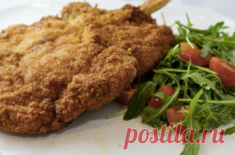 Отбивная по-милански из телятины