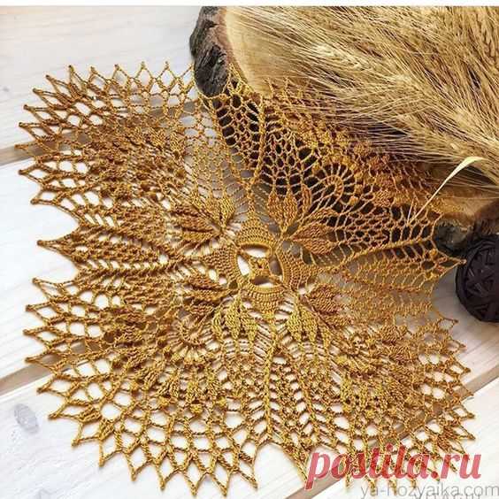 Самые красивые салфетки крючком со схемами. Салфетка крючком схема необычные