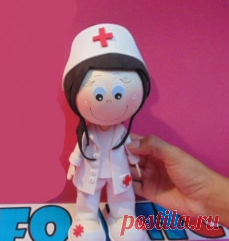 Доктор МК . Шаблон под видео в формате pdf. 
#кукла#фоамиран#мастер_класс#видео