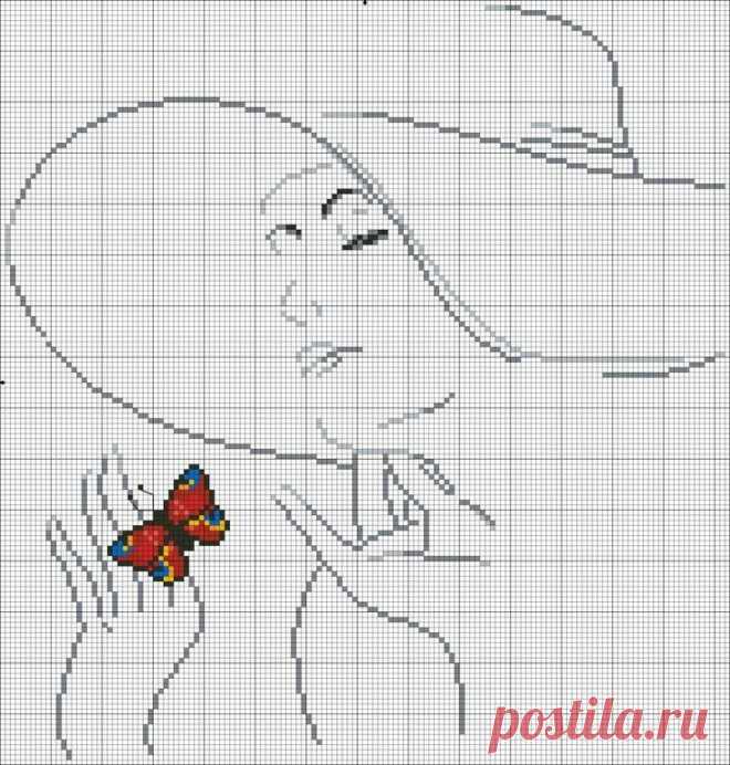 Прекрасные незнакомки / Вышивка / Схемы вышивки крестом