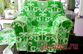 Как сшить чехол на кресло своими руками | 33 Поделки | Яндекс Дзен