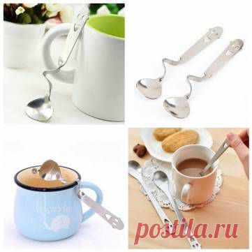 Нержавеющая сталь улыбающееся лицо кофейная ложка at Banggood