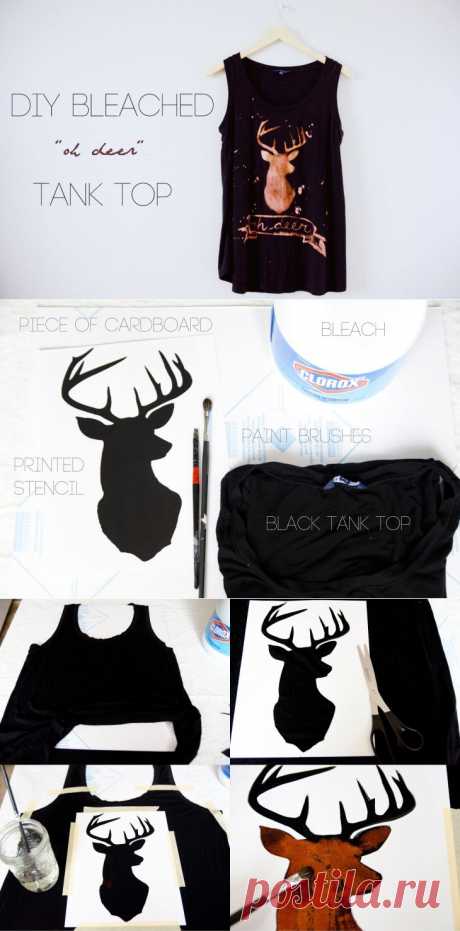 Выбеленный олень (Diy) / Белизна / Модный сайт о стильной переделке одежды и интерьера