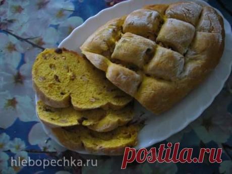 Хлеб с тыквенными семечками Приготовить заранее тыкву (запечь до мягкости) Готовим закваску. Смешать муку, растворенные в воде сахар и дрожжи. Хорошо перемешать Оставить примерно на 1 час, тесто должно подняться примерно в 2 раза.Готовим тесто Изме