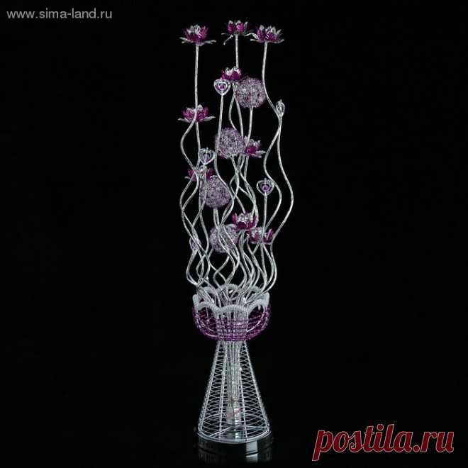 Светильник напольный Прекрасные георгины (1050301) - Купить по цене от 6603,00 руб. | Интернет магазин SIMA-LAND.RU