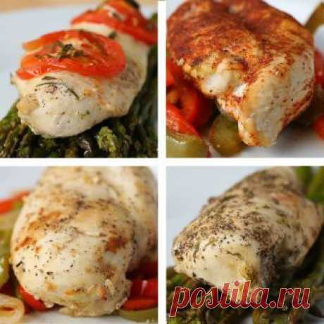 One-Pan Chicken Meal Prep 4 Ways