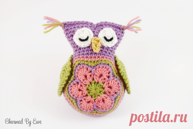 Sleepy Owl Toy Crochet Pattern | Charmed By Ewe