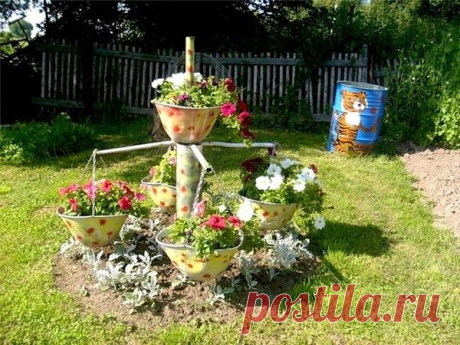 Всякие бывают клумбы. / клумбы / 7dach.ru