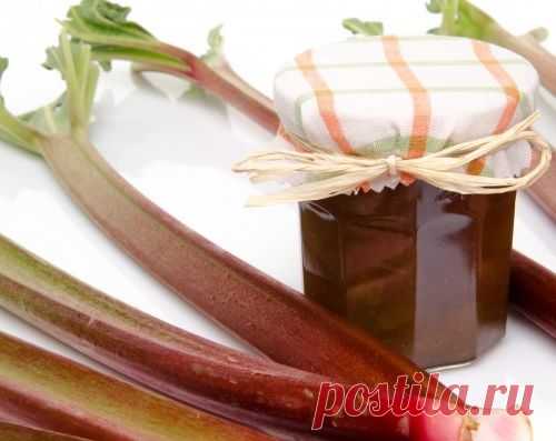 Варенье из ревеня с ванилью